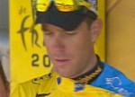 Kim Kirchen en jaune après la sixième étape du Tour de France 2008